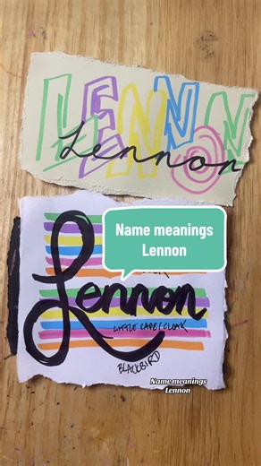 Replying to @lennonw1111 The name Lennon and its meaning #namesandtheirmeaning #namemeaning #names #lennon
