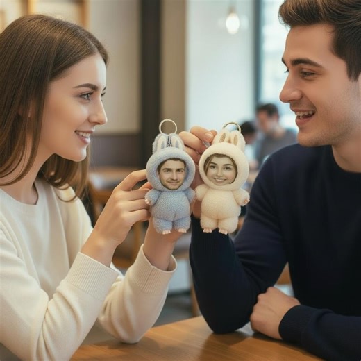 Custom Face Plush Keychain - Labubu Style | Personalized Gag Photo Gift - Etsy Australia