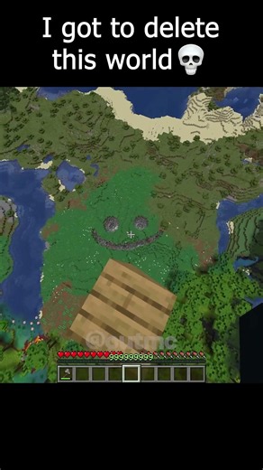 i have to delete this world #minecraft #subscribe