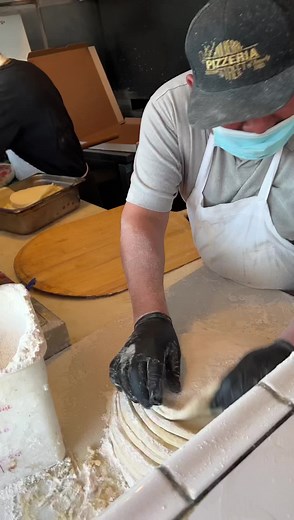 Check out the cheese they use to make this famous pizza! Mulberry Street Pizzeria | Rich DeMuro