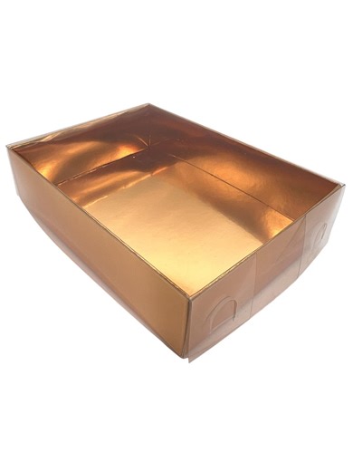 Gold Gift Box With Clear Lid - Pack of 12 - Etsy
