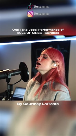 Courtney LaPlante One Take Vocal Performance of Rule of Nines