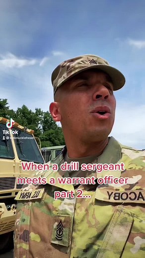 Military Comedy: Drill Sergeant vs. Officer Funny Moment
