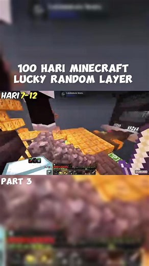 Bagian 3 | 100 Hari Minecraft Tapi LUCKY One chunk Random layer Yt source: PaYuDan … #fyp #100HariMinecraftHardcore #masukberanda #4u #fyppppppppppppppppppppppp