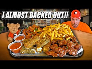 Most Intimidating Wing Challenge I’ve Ever Tried at Tophski’s in Glasgow, Scotland!!