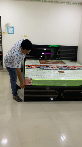 🔥 Luxury Hydraulic Box Bed Design 🛏️✨ #shortsfeed #bed #hydraulic #furniture