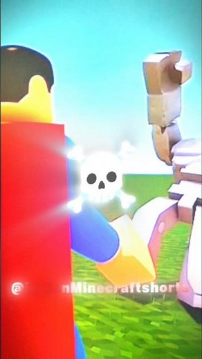 #Minecraft Al video iron golem versus Superman fight in Minecraft game