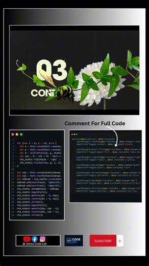 You won’t believe this was made with just HTML, CSS, and JS 😱💻 #WebDev #Coding | James Code Lab