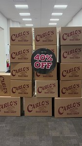 BIGGEST SALE EVER: Up to 40% OFF your Carlo’s favorites. Stock up before it’s gone! 🎉🍰 | Carlo's Bakery