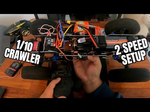 2 Speed Transmission Setup in 1/10 RC Crawler