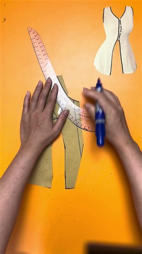 Feminine Top Pattern Making Tutorial #sewing #sewingtutorial #pattern