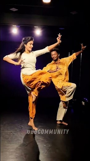 OK Kanmani - Malargal Kaettaen Bharathanatyam Choreography | Priya UBD x Jishnj UBD #shorts