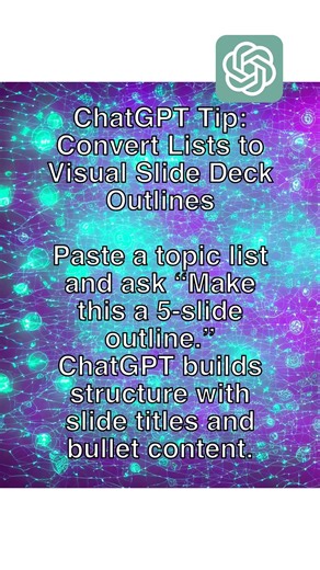 Turn Bullet Points into Slide Decks! #chatgpt #presentation