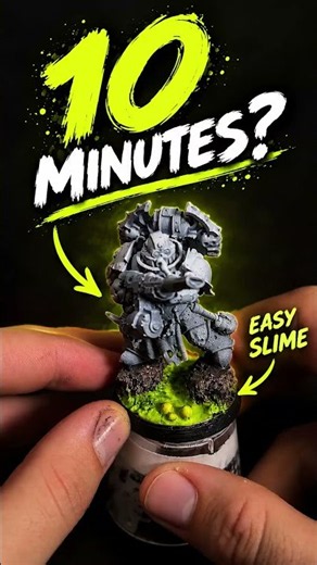 HOW TO MAKE A GREAT MINIATURE BASE WITHOUT THE PAIN #warhammer40k #warhammer #miniaturepainting