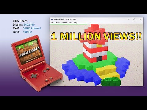 GBA Minecraft | Pushing The GBA to the Limit