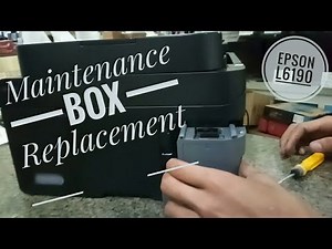How to Replace MAINTENANCE BOX of Epson Printer