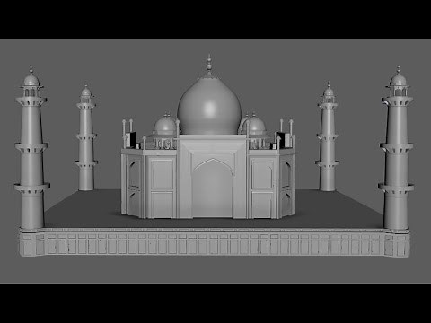 Tutorial 20: Project 4 - Creating a Taj Mahal in Maya 2022 - Part 1