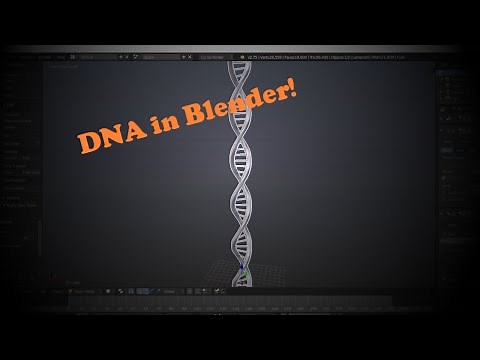 Making DNA in blender!