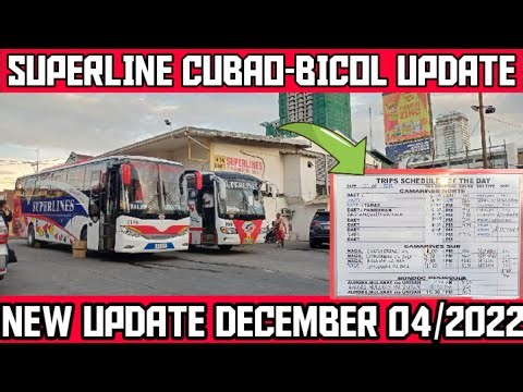 MANILA-BICOL UPDATE SUPERLINE CUBAO TERMINAL2