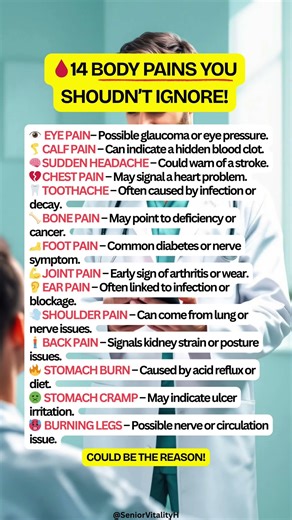 14 Body Pains You Shouldn’t Ignore