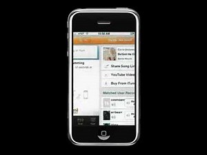 midomi mobile on the iPhone