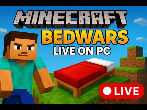 LIVE Back Again with Minecraft Bedwars Grind on PC