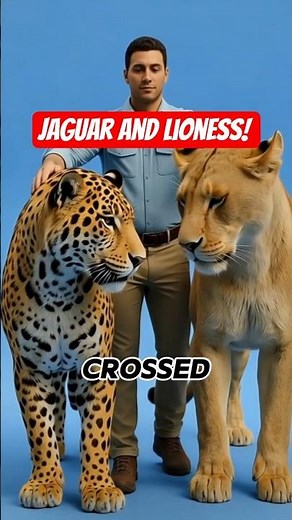 This Rare Hybrid is Half Lion, Half Jaguar!