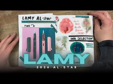 NEW Pen Day! LAMY AL-star Pine and Flamingo!