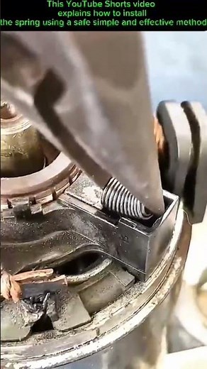 How to Install the Spring Safely and Correctly #mechanic #shorts