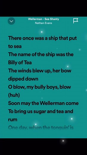 Wellerman Sea Shanty Lyrics and Karaoke