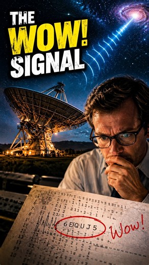 The Signal That Came From Space 👽 | The Wow! Signal #anotherdimension #scaryshorts #creepy