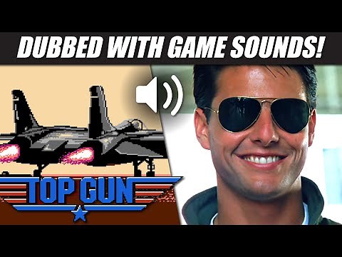 'TOP GUN' dubbed with its Nintendo game sounds!! | RetroSFX