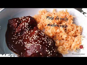 Chicken mole (Traditional recipe) 💥Mole de pollo