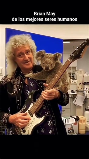 Brian May adora a los animales #brianmay #musica #animales #queen