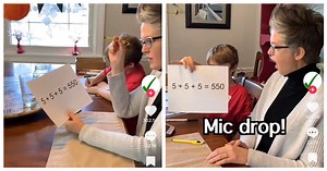 La mamma non riesce a risolvere il rompicapo matematico. Il figlio la sorprende così: il video diventato virale su TikTok - Il Fatto Quotidiano