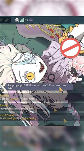 Orobas looks SO cute in this STS2 mod 😭💕 #sts2 #slaythespire #lunchshark #waifumod #vtuber