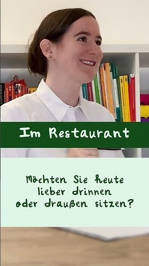 Dialog im Restaurant auf Deutsch