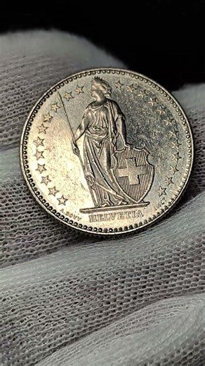 Switzerland 2 Francs 1989-B
