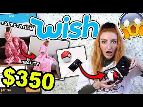 WISH HAUL | I SPENT $350 AT WISH!!! EXPECTATION VS REALITY HAUL (2019)