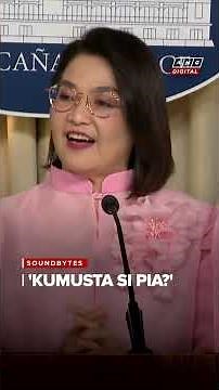 'Parang laging hinihingal': Castro asks how Pia Cayetano is doing after swipe vs Malacañang | ANC