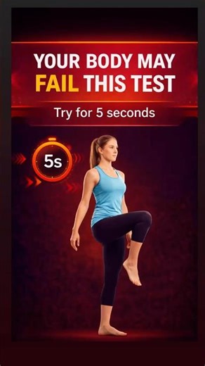 90% People FAIL This 5-Second Balance Test #physiotherapist #shorts #viral