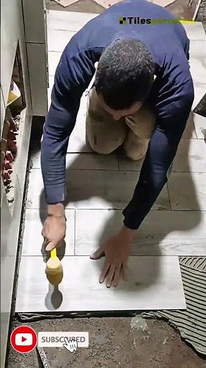 DIY Tiling Secrets: How to Setup Floor Tiles Step-by-Step #InteriorDesign #diyhomedecor