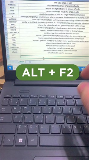 Cara Menyimpan File Excel dengan Shortcut