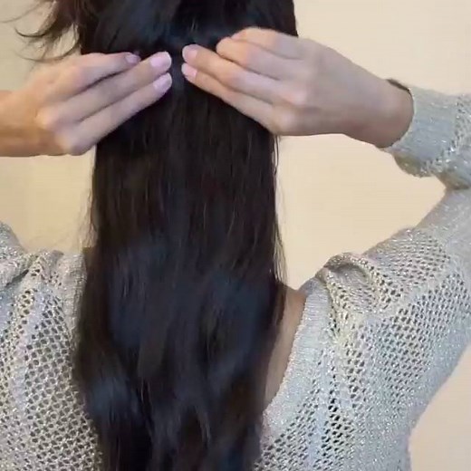 Wonderful tutorial showing how easy it is to apply www.LillyHair.com clip in extensions to add volume and length! -GhalichiGlam | Lilly Ghalichi