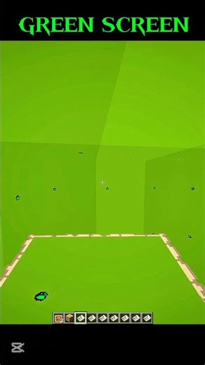 MINECRAFT GREEN SCREEN BUILT 🟩 MINECRAFT HACKS #minecraft