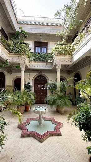 Hidden gem in Marrakech: Villa des Orangers 🌴☀️#marrakech #morocco #beautifuldestinations