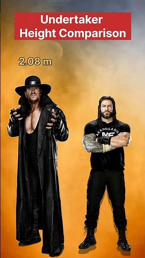 Undertaker Height Comparison!