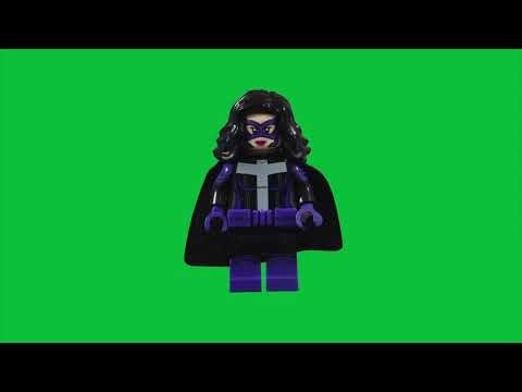 LEGO Huntress Minifigure 71026-11 Stop Motion Build Green Screen