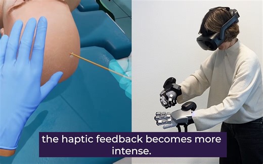 Nova力反馈手套在医疗手术VR演练的运用——Sense Glove