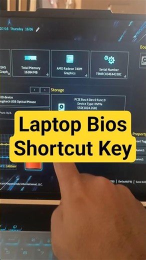 Open BIOS Instantly with This Hidden Windows #BIOS #UEFI #CMD #windows #microsoft